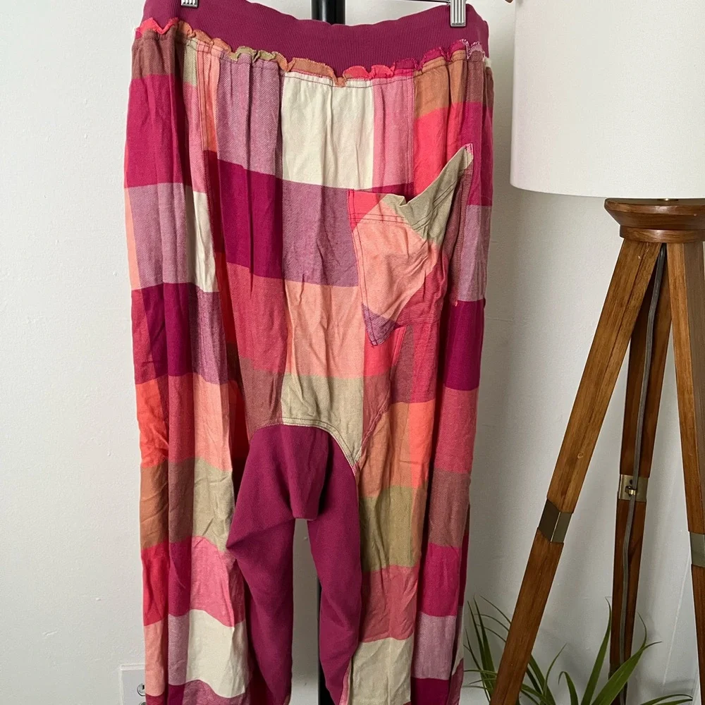Free People Pink and Cream Pajama Pants - Picture 12 of 12